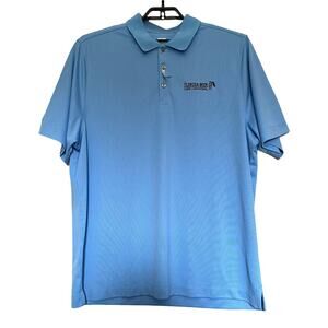Cutter & Buck Dryteck Polo Mens Top Size XXL Florida Brew Co 50+UPF Blue